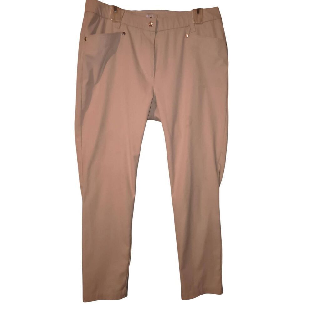 Daily Sports USA Lyric Pants golf athletic pants comfortable Lux-stretch tan Siz